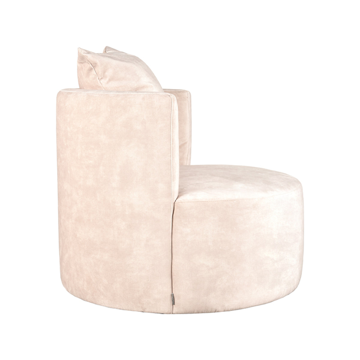 LABEL51 Fauteuil Evy - Velours - 90 cm